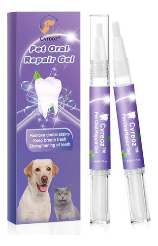 Pasta Dental Blanqueadora En Gel Blanqueador Pet Oral Repa