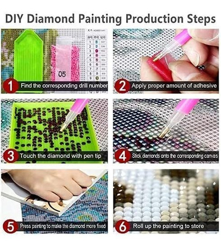 Imagen 6 de 7 de Pintura De Diamantes 5d Diseño Stitch