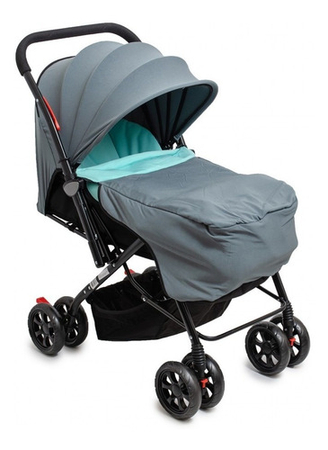 Imagen 2 de 4 de Cochecito de paseo Love 172 aqua 03 con chasis color negro