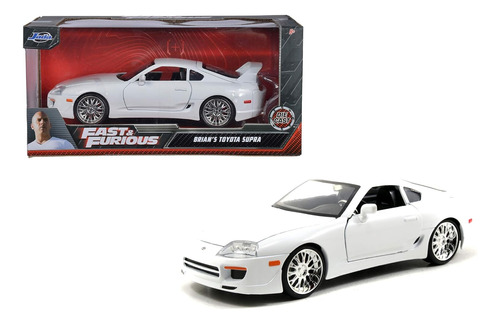 Toyota Supra Brian´s Rapidos Y Furiosos Escala 1/24 Metal 