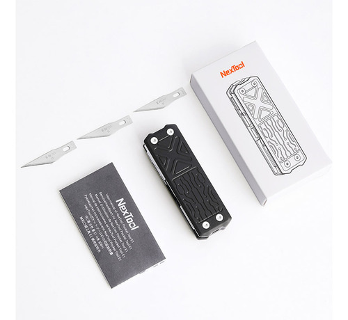 Kit De Navajas Multiusos Nextool Pocket Tool E1 Con Brocas