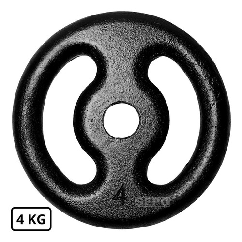 Kit 2 Anilhas De Ferro Fundido Pintada De 4kg