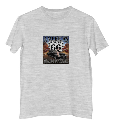 Remera Hombre Vehiculos Americas Route 66 Main Street