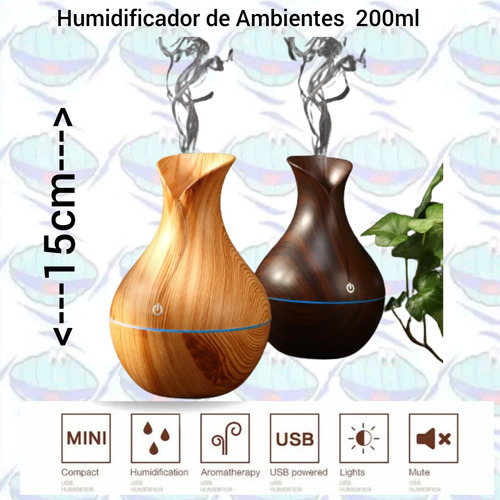 Humidificador 200ml Para Aromaterapia / Humidificadores 