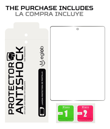 Protector Mica Pantalla Para Tablet Spc Glow 9.7
