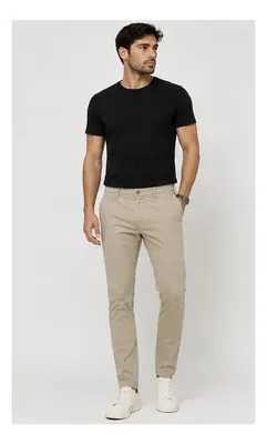 Calça Masculina Esporte Fino Ogochi Calca Sarja Executivo