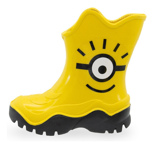 Bota Lluvia Minions Bubble Gummers Comic Amarilla 13-21