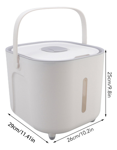 Dispensador De Arroz Que Sella El Contenedor De Almacenamien