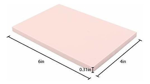 Sghuo 8 Bloques De Goma Rosa De 39 X 59 En Para Sellos De Go