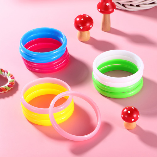 36 Brazaletes De Plástico De Colores Caramelo, Brazaletes C