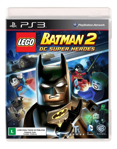 Lego Batman 2 Dc Super Heroes Ps3 Mídia Física Seminovo