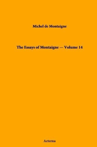 Los Ensayos De Montaigne Volumen 14