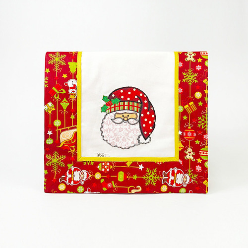 Caminho De Mesa Bordado Patchwork Natal Chapéu Natalino | Parcelamento sem juros Caminho De Mesa Bordado Patchwork Natal Chapéu Natalino | Parcelamento sem juros