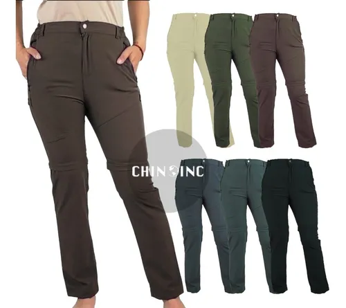 Pantalon Outdoor Mujer Trekking Desmontable Envió Rápido