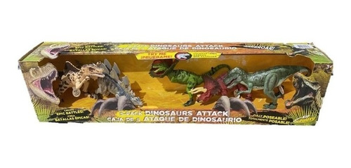 Set Ataque De Dinosaurios Kid Galaxy 5pz