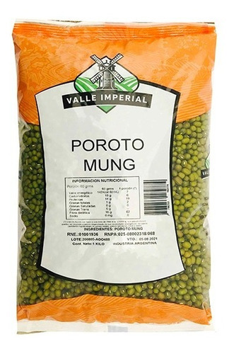 Poroto Mung 1 Kg. Marca Valle Imperial