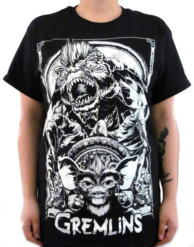 Gremlins Polera Estampado Serigrafia Pelicula Terror