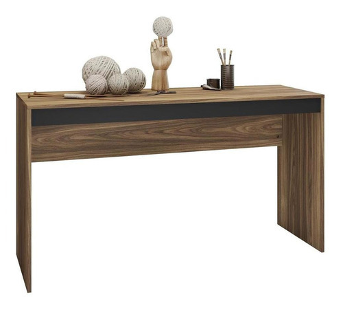 Mesa Para Artesanato Recta 136 Cm Marrom Caemmun