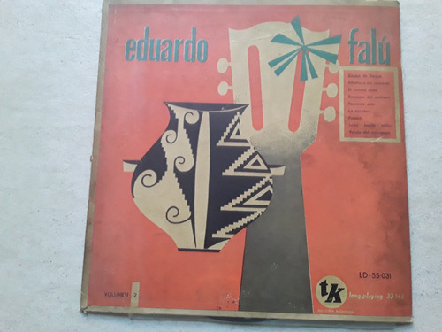 Eduardo Falú - Vol 2 . Zamba De Vargas - 10  Vinilo / Kktus