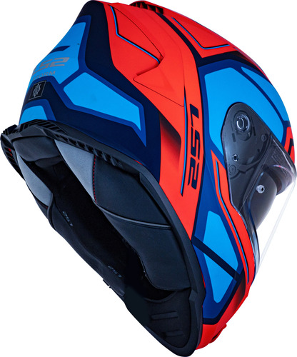 Capacete Ls2 Storm Ff800 Faster Óculos Interno Casco Kpa