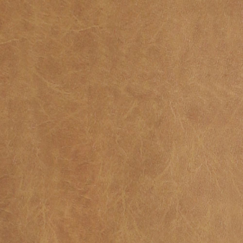 Puff Barcelona Decorativo Com Couro Caramelo E Base Madeira