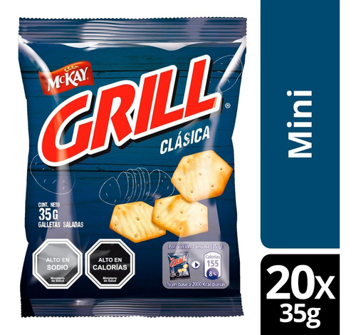 Galleta Grill® Clásica 35g X20 Unidades