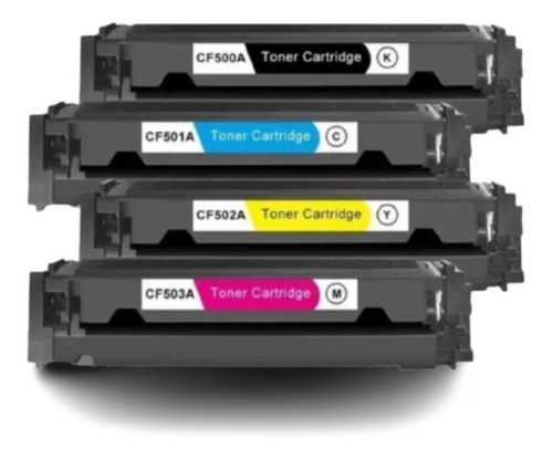 Nuevo Kit 4 Toner Alpha Compatibles Para 500a M254 M280