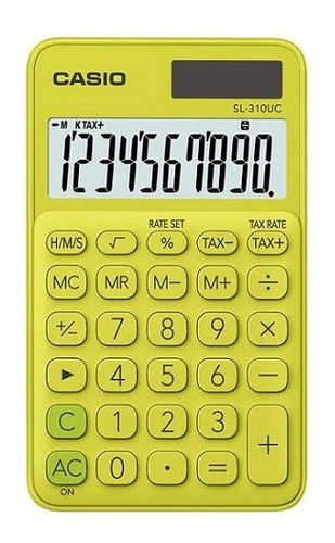 Calculadora Casio De Bolsillo Sl-310uc-yg