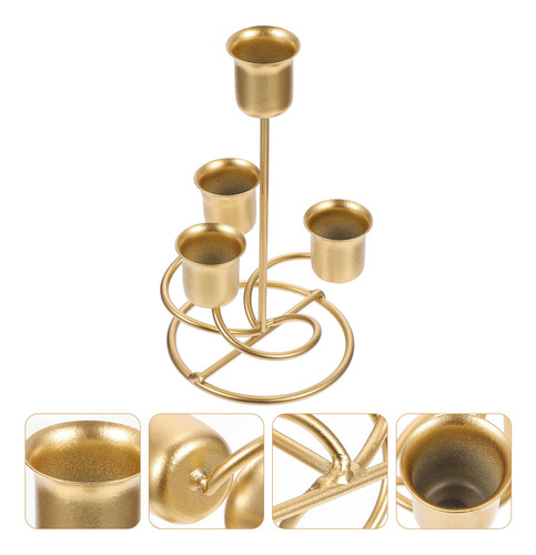 Adhesivos Exquisitos Candelabros Con Soporte De Hierro
