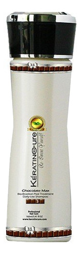 Champú Sin Sulfato De Chocolate Keratin Cure 5 Oz Para Cabel