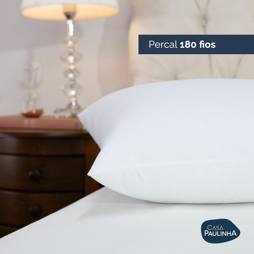 Kit 2 Travesseiros Confortáveis Softy Firme 70cmx50cm Fibr