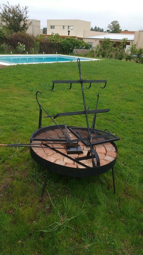 Asador Criollo Parrilla Pala Y Atizador