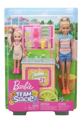 Stacie Y Chelsea De La Barbie Puesto De Limonada Original