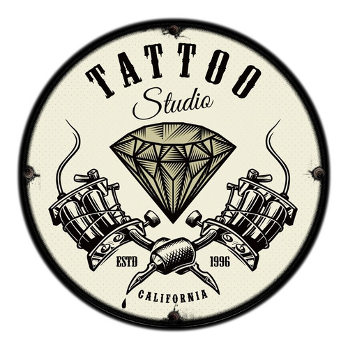 #176 - Cuadro Decorativo Vintage 30 Cm / Tattoo Tatuajes 