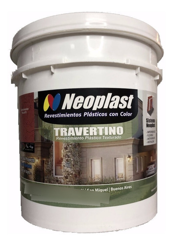 Revestimientos Plasticos Con Color Texturado Neoplast X30kg