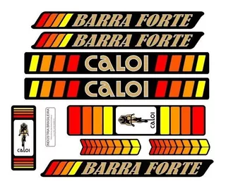 Adesivo Para Caloi Barraforte 1979  Ano 79 80