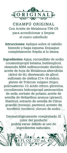 Set De 15 Shampoos Original Melaleuca 236ml