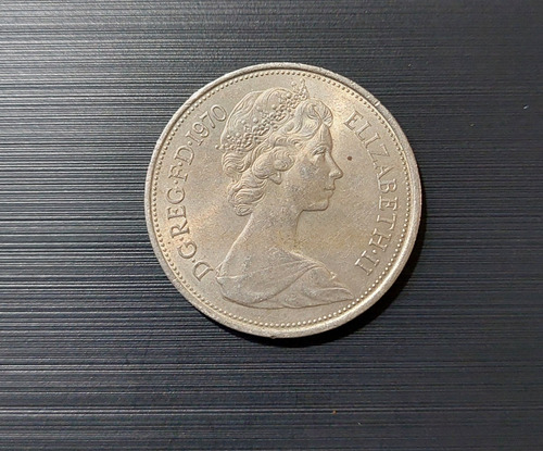 Moneda De 10 Pence Año 1970