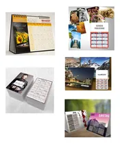 Comprar Almanaques Calendarios Carpitas Murales Reglas Personalizados Troquelados Especiales Montados Stamping Sectorizados Oro 
