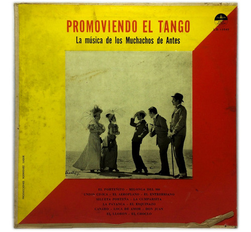 Vinilo La Musica De Los Muchachos De Antes Promoviendo El Ta