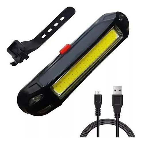 Luz Led Reflectiva Stop Bicicleta Recargable Resistente Agua