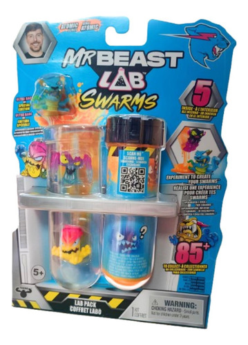 Mr Beast Lab Swarms 5 Figuras Coleccionables Sorpresa M5
