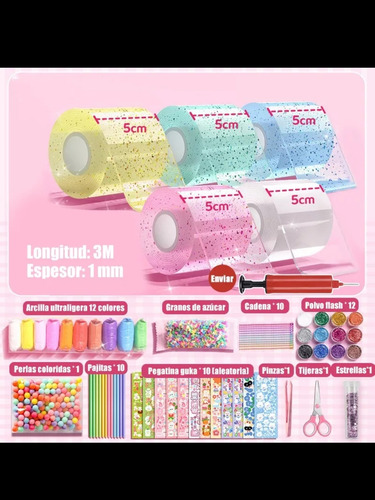 Cinta Adhesiva Para Hacer Globos De Burbujas Divertidas
