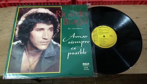 Ricardo Braga Amar Siempre Es Posible 1978 Disco Lp Vinilo