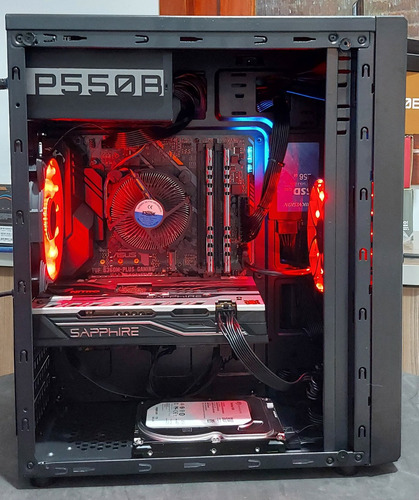 Imagem 1 de 4 de Computador Pc Gamer Core I5 9600kf,rx 580, 16gb Ram,ssd256gb