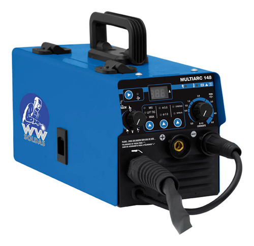 Inversora Solda Multiprocesso Mig, Tig E Mma 220v Completa