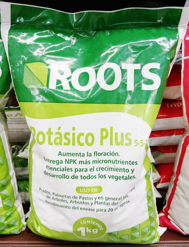 Abono Plantas Vegetal Potasico Plus 1 Kg
