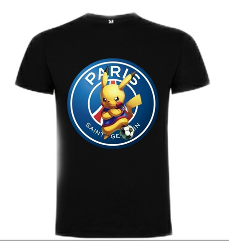 Polera Pikachu Pokémon Paris Saint Germain