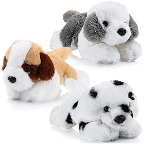 3 Piezas Perro De Peluche Animal De Peluche Cachorro De...