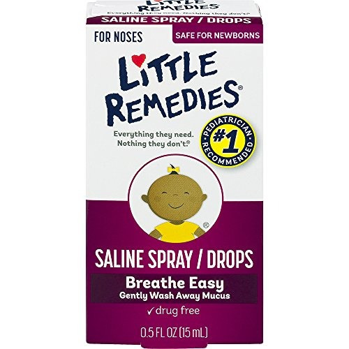 Little Remedies Noses Saline Spray / Drops, 0.5 Ounce- Gentl